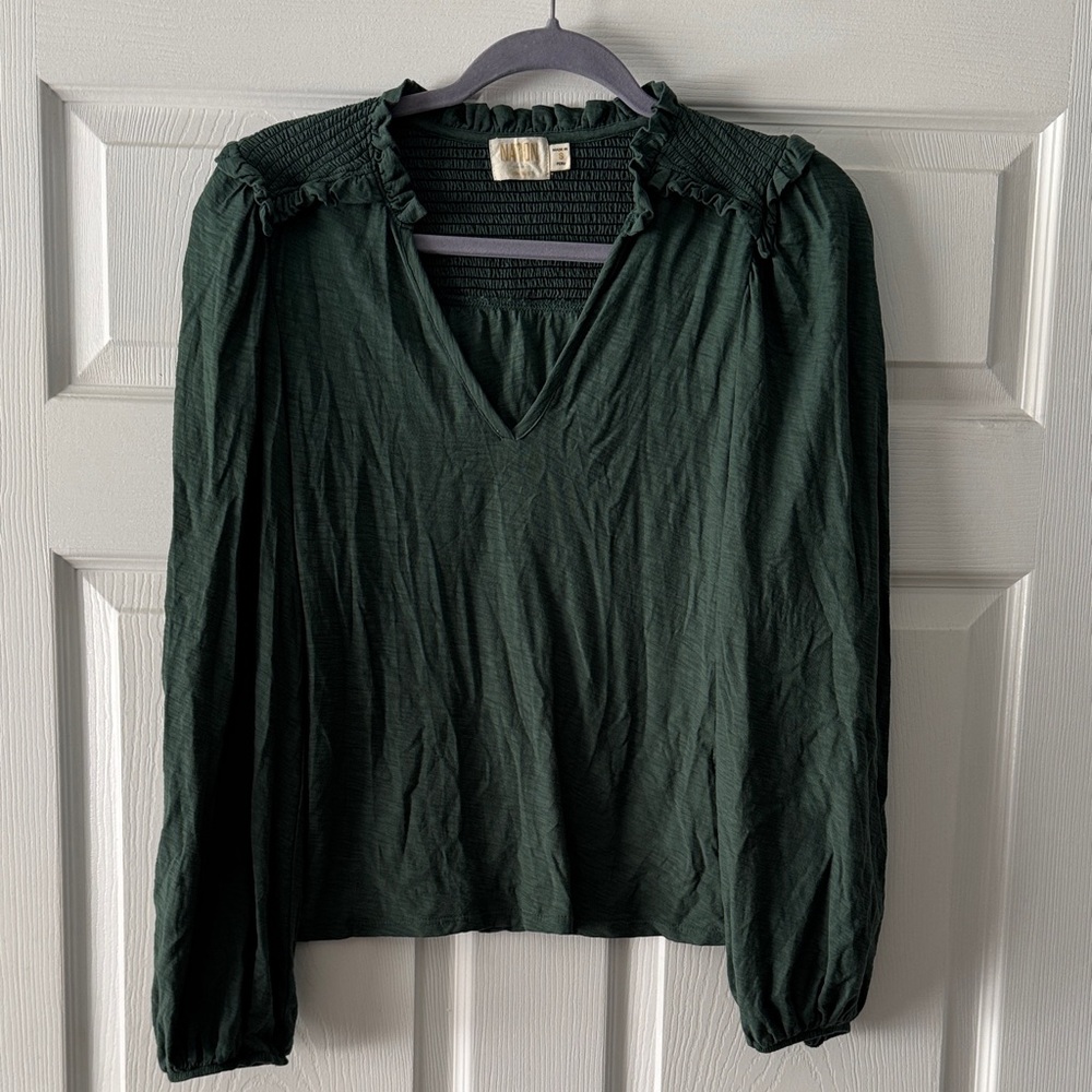 Elegant Green Women's Top
